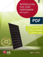 Introducing The Star Performer: Up To 345 Watts LG Cello Design 6,000PA LOAD