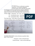 Circuit Switching and Performance