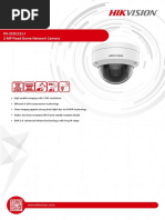 DS-2CD1121-I 2 MP Fixed Dome Network Camera