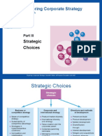Exploring Corporate Strategy: Strategic Choices