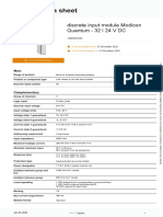 Product Data Sheet: Discrete Input Module Modicon Quantum - 32 I 24 V DC