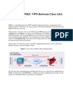 Site-To-Site Ipsec VPN Between Cisco Asa and Pfsense