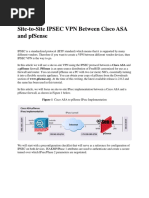 Site-To-Site Ipsec VPN Between Cisco Asa and Pfsense