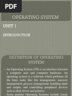 OPERATING SYSTEM-unit1