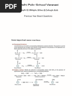 Aldehtdes, Ketones & Carboxylic Acids - Previous Year Board Questions