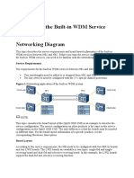 Configuring The Built-In WDM Service