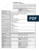 Ofgem Diversity Monitoring Form