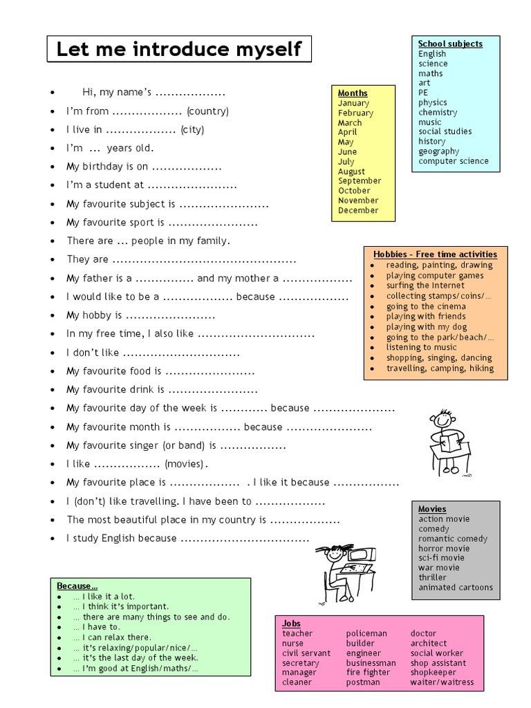 Personal Introduction Template | PDF | Art