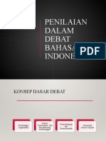 Penilaian Lomba Debat Asia