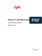 Avaya IX WEM V15 2 Ad Hoc Reports