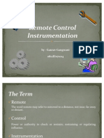 Remote Control Instrumentation