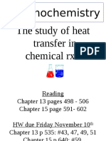 Thermochemistry: The Study of Heat Transfer in Chemical Rxns