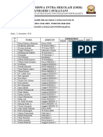 Daftar Hadir Pengurus Oisis-Mpk