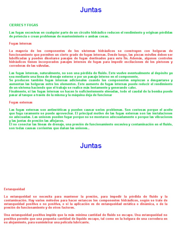 Qué es una junta de estanqueidad? Elemento muy importante en las