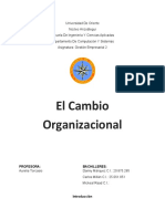 Cambio Organizacional