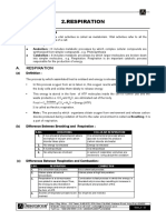 RESPIRATION Theory