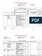 Health and Safety Risk Assessment Form