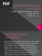 Digital Footprints and It's Uses