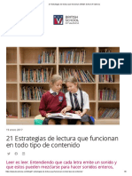 21 Estrategias de Lectura Que Funcionan - British School of Valencia