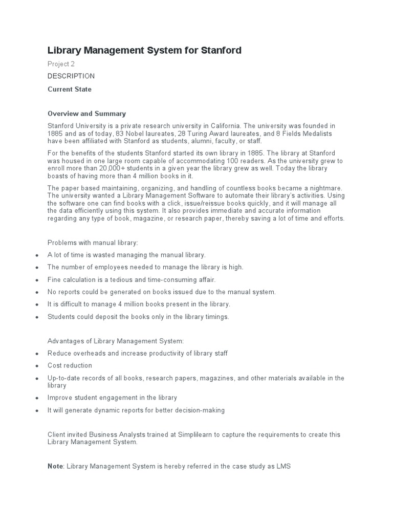 Library Management System Project | PDF | Libraries | Books