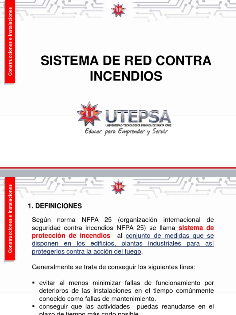 Sistemas de Red Contra Incendios | PDF | Sistema de rociadores contra ...