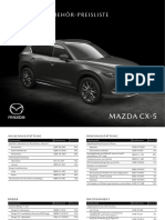 Zubehor Preisliste Mazda CX 5