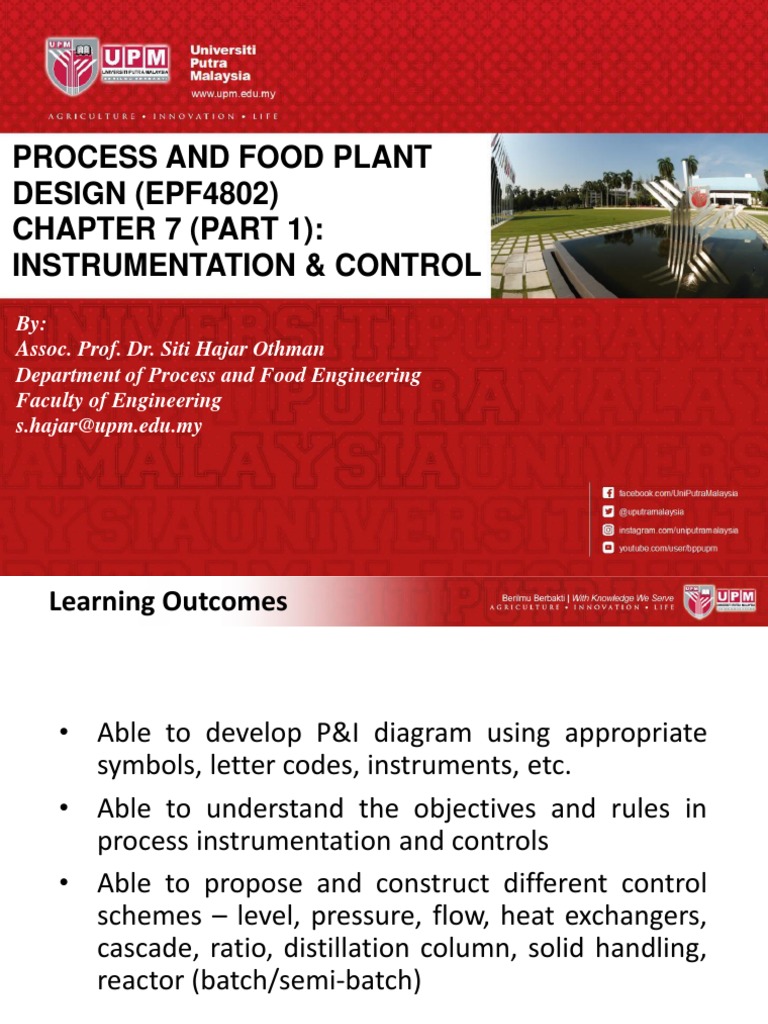 EPF4802 - Chapter 7 (Part 1) Instrumentation and Control - Note | PDF ...