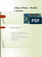 Topic 3 Recording of Data - Double Entry System