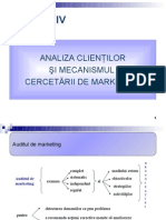 Cap. IV Analiza Clientilor Si Mecanismul Cercetarii