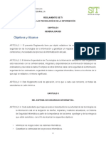 REGLAMENTO DE TI EMPRESA - Servicios de Tecnologia Empresarial S.A