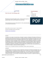 Psicologia - Ciência e Profissão - Núcleos de Significação Como Instrumento para A Apreensão Da Constituição Dos Sentidos