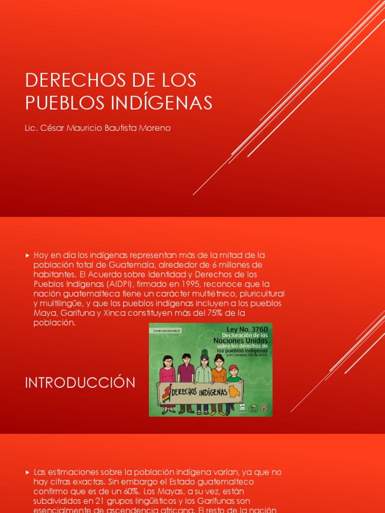 Derechos de los Pueblos Indígenas en Guatemala | PDF | Guatemala ...