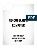 Pengoperasian Komputer