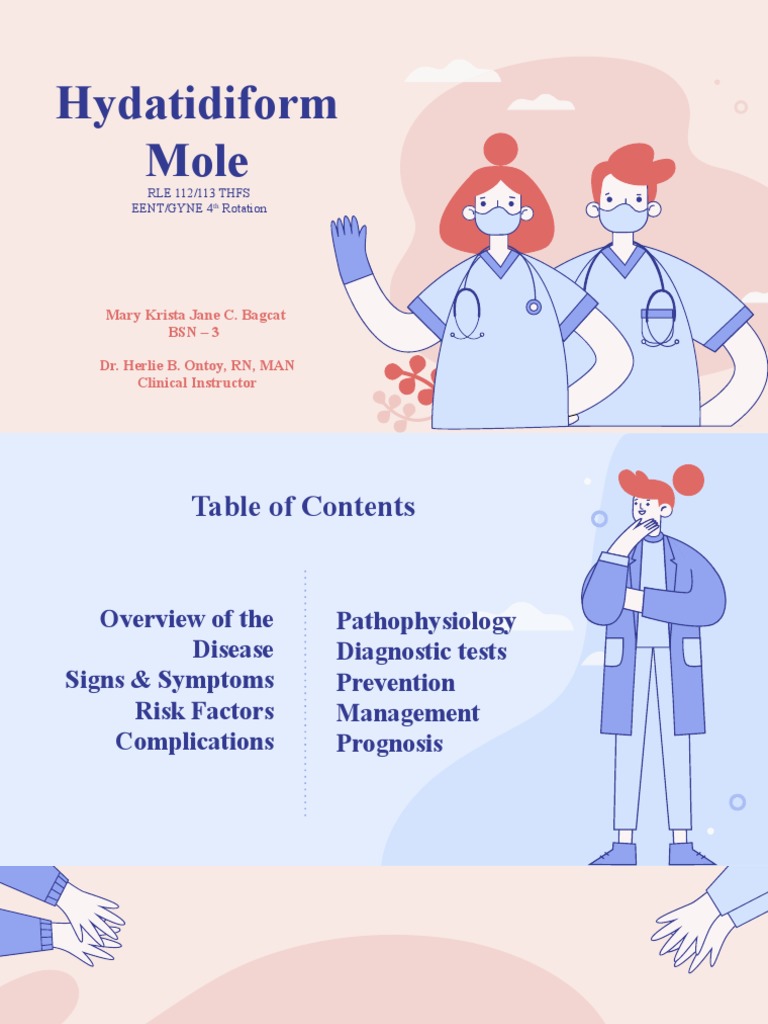 HYDATIDIFORM MOLE (Autosaved) | PDF | Pregnancy | Human Chorionic ...