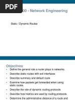 Lecture 4 - Static+Dynamic Routing