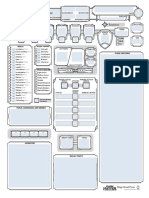 Dark Matter Character Sheet (Fillable)