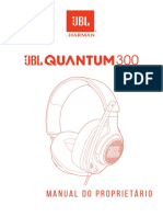 Manual do Proprietário JBL QUANTUM300