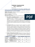 2018 - 08 - 17 Proyectos y Plan de Acción