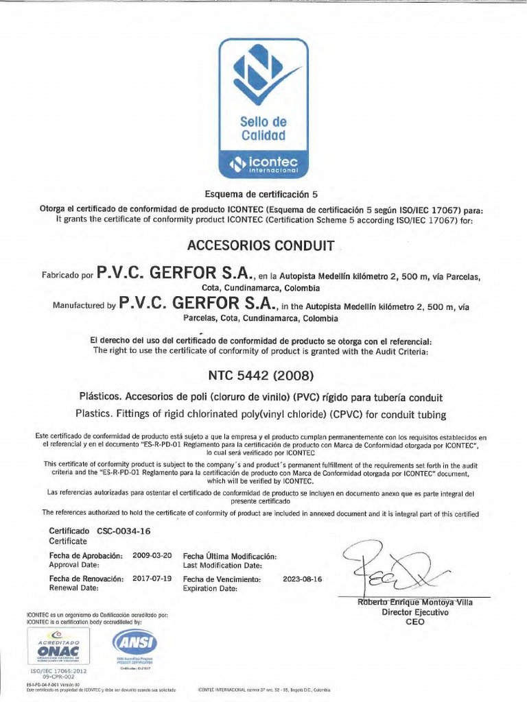 NTC 5442 | PDF