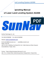 Operating Manual of Laser Land Leveling System AG308