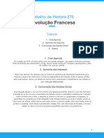 Revolução Francesa e Europa No Século XIX e Unificações Tardias