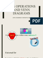 Sets Operations and Venn Diagrams: Anna Charisma F. Dechavez, Mit