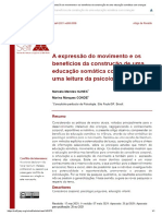 NUNES - 2010 - A Expressão Do Movimento e Os Benefícios Da Construção de Uma Educação Somática Com Crianças