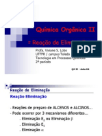 14420351 Quimica Organica II Reacao Eliminacao