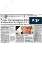 Pisapia: "Se Vinco Niente Box in Piazzale Lavater" - 20110519 - Corriere Della Sera