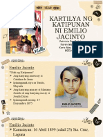 Fil 2 Kartilya NG Katipunan Emilio Jacinto