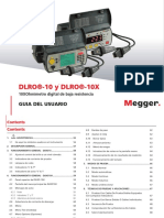 Megger DLRO10 - DLRO10X - UG - Es