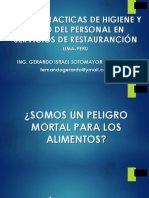 Buenas Practicas de Higiene y Salud Del Personal en Servicios de Restauranción