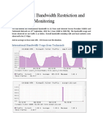 International Bandwidth Restriction and Congestion Monitoring