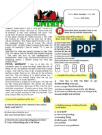 City Vs Countryside Reading Task